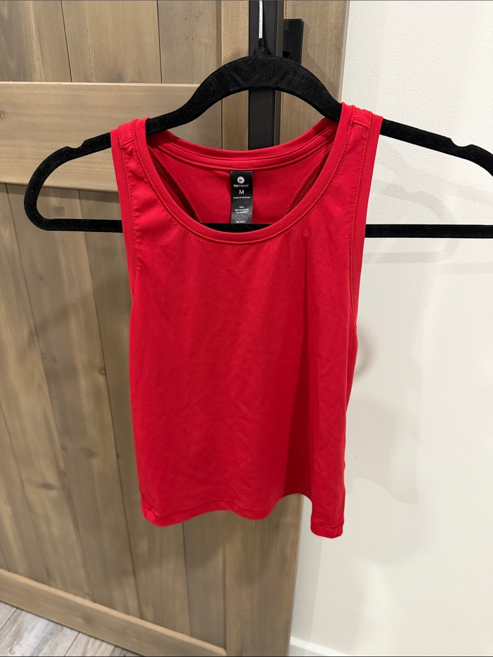 Classic Red Scoop Tank Top — Women's Essential
